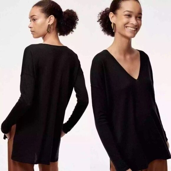 NEW! Aritzia Babaton Erin Sweater Wool Linen Blend Women's XS - Picture 1 of 8